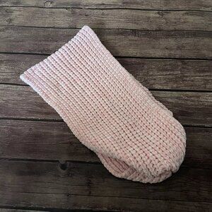 Girl’s Justice Pink Chunky Knit Infinity Scarf
